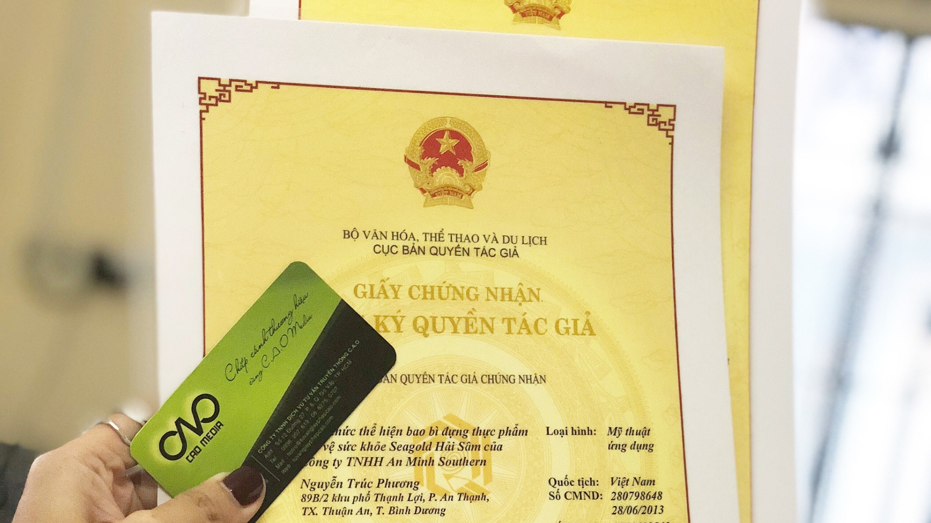 Đăng ký Bảo hộ Quyền Tác giả