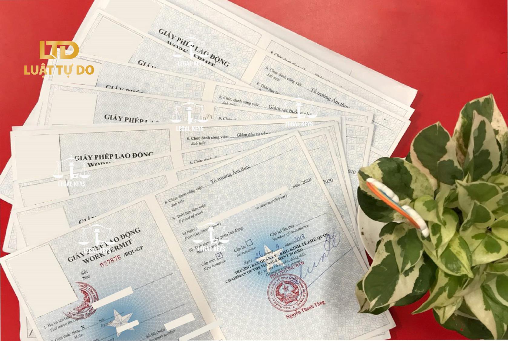 giấy phép lao động trọn gói