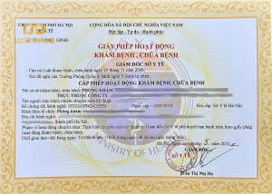 giấy phép phòng khám tư nhân