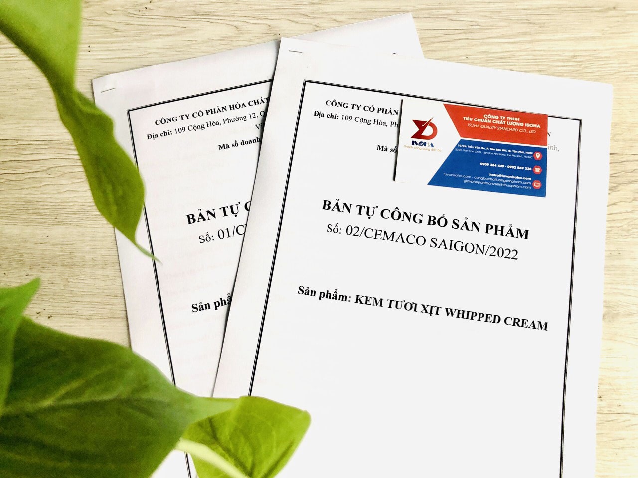 thủ tục công bố sản phẩm