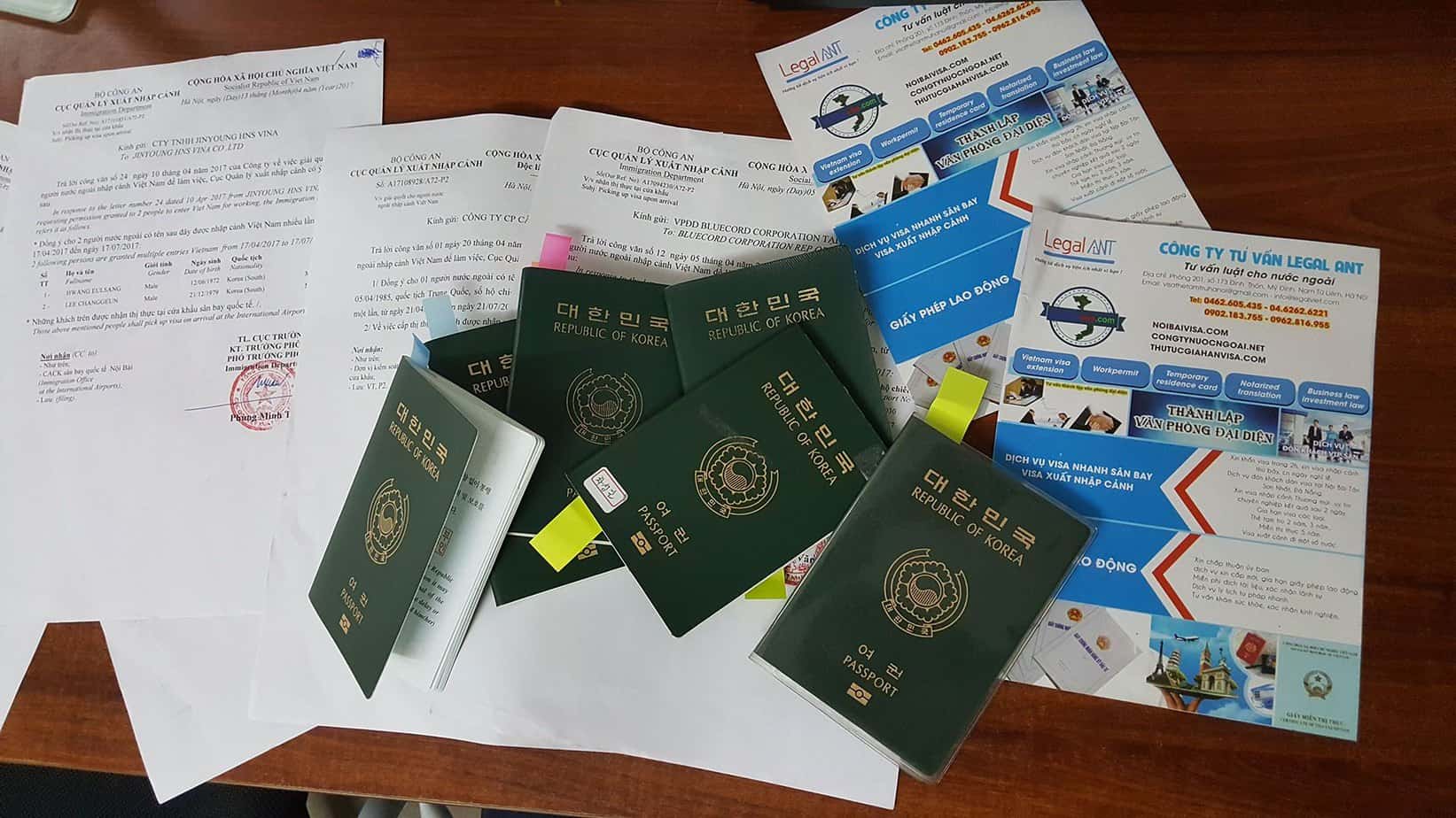 Thủ tục visa cho người nước ngoài