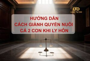 Giành quyền nuôi cả 2 con khi ly hôn