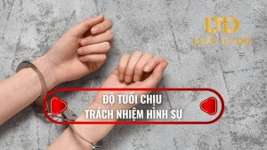 độ tuổi phải chịu trách nhiệm hình sự