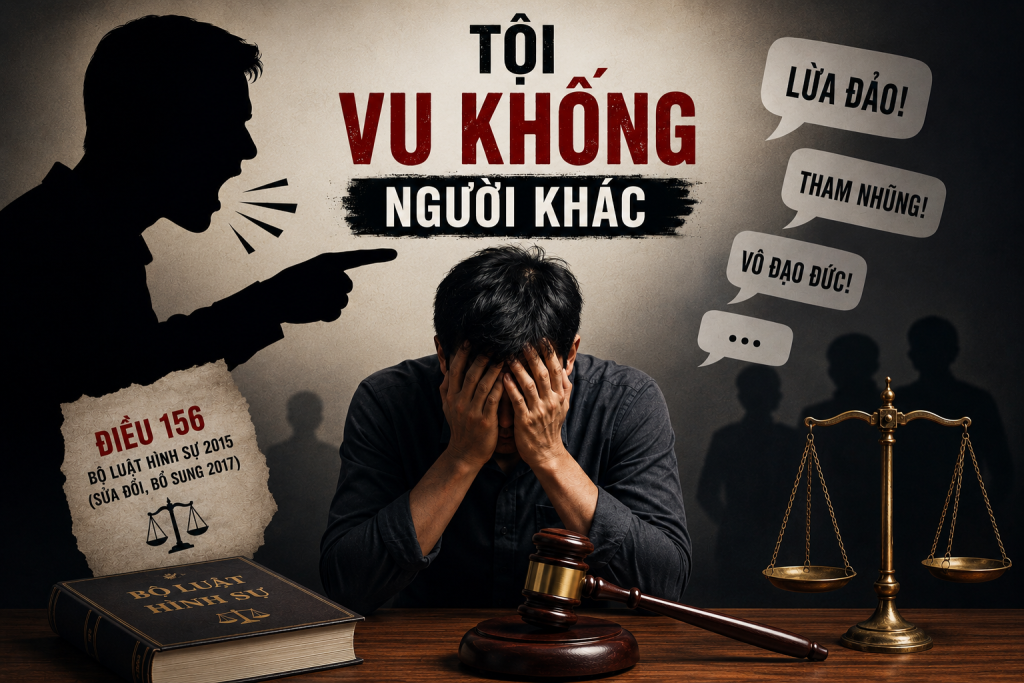 Tội vu khống người khác không có bằng chứng