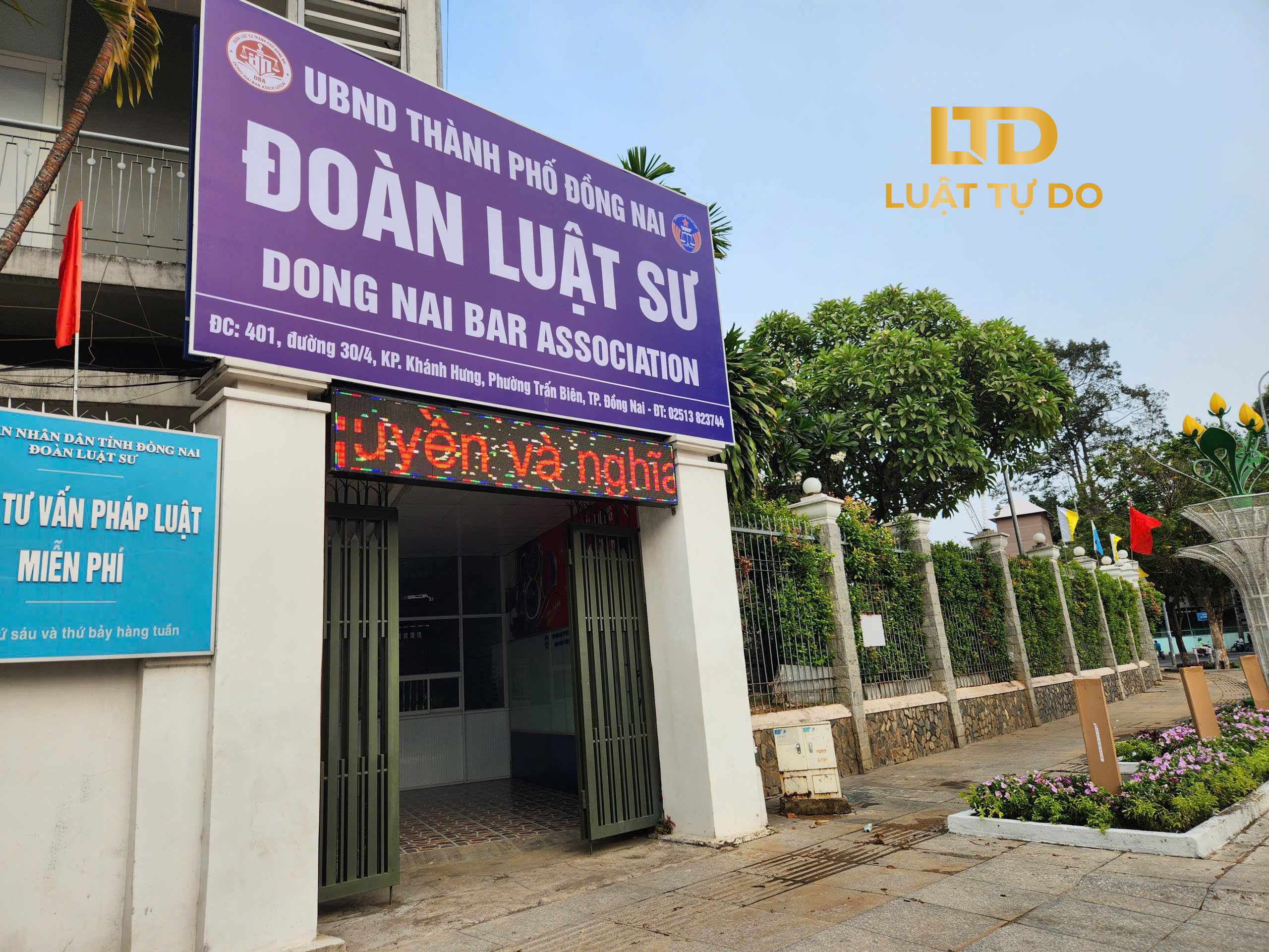 Địa chỉ Đoàn Luật sư Thành phố Đồng Nai 