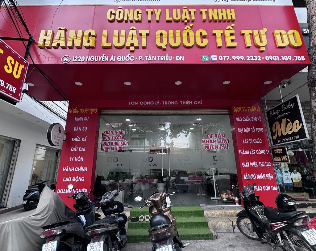 Hãng Luật Quốc Tế Tự Do - Hãng Luật Tự Do- Luật Tự Do- Công ty Luật tại Thành phố Đồng Nai; Văn phòng Luật sư Đồng Nai; Văn phòng Luật sư uy tín tại Thành phố Đồng Nai; Luật sư Đồng Nai giỏi và Uy tín; Luật sư Đặng Văn Dũng