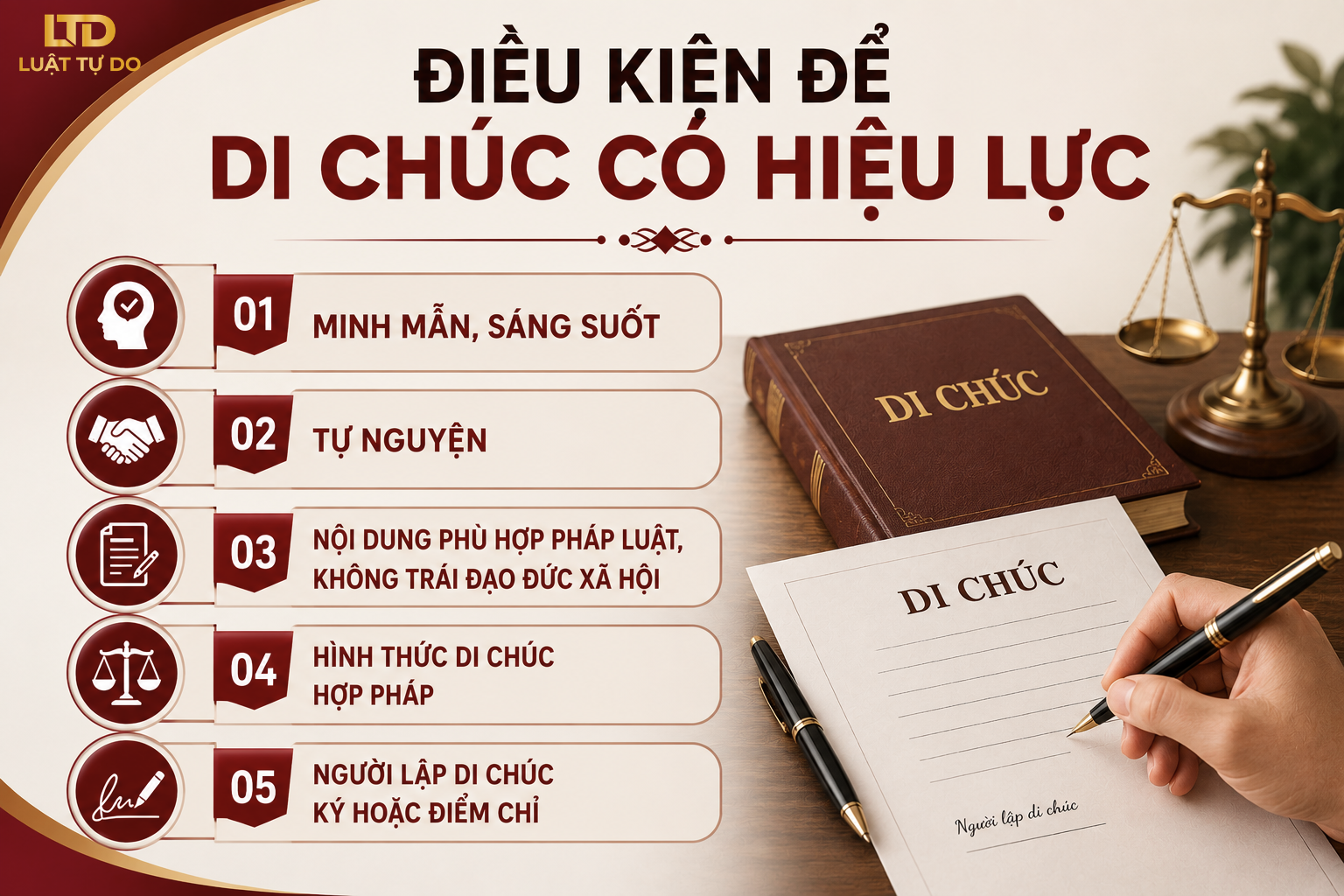 Điều Kiện để Di Chúc Có Hiệu Lực