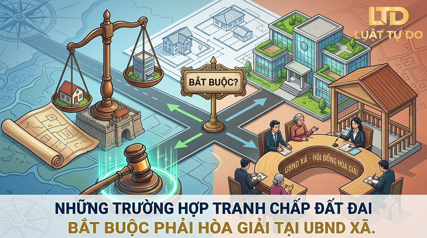 Những Trường Hợp Tranh Chấp đất đai Bắt Buộc Phải Hòa Giải Tại UBND Xã