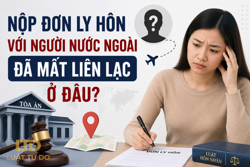 Nộp đơn Ly Hôn Với Người Nước Ngoài đã Mất Liên Lạc ở đâu